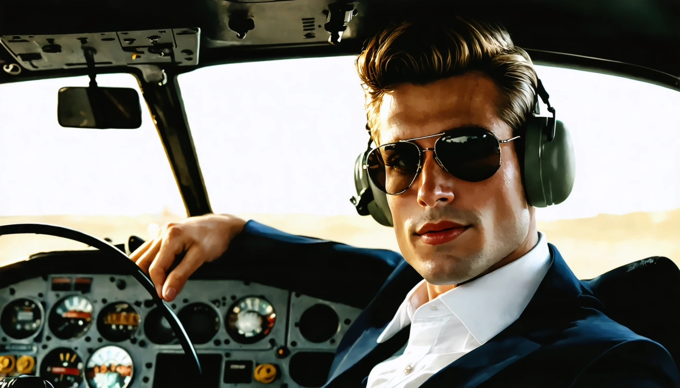 aviator Pin Up